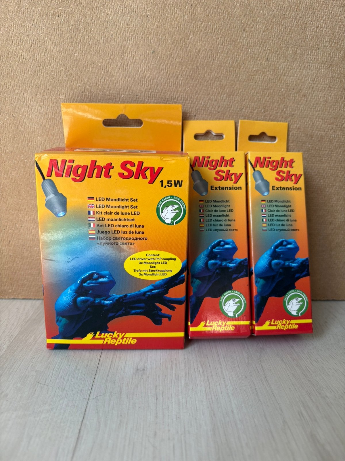 Lucky reptile night sky moonlight lampen, Ophalen, Zo goed als nieuw