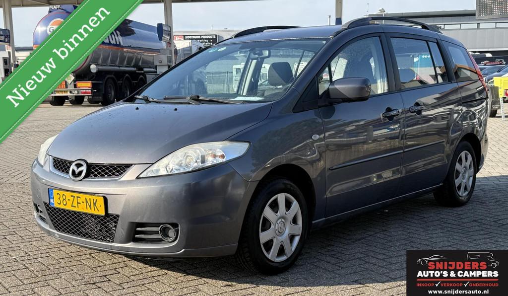 Mazda 5 1.8 Executive 7 persoons, Stof, Gebruikt, 4 cilinders, Origineel Nederlands