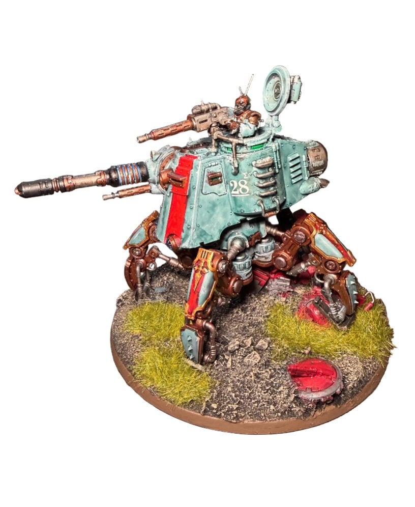 Warhammer 40K Adeptus Mechanicus Onager Dunecrawler, Hobby en Vrije tijd, Wargaming, ., Warhammer, Ophalen of Verzenden, Zo goed als nieuw