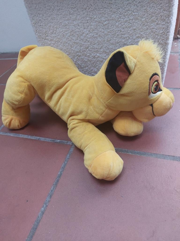 Disney Simba knuffel uit De Leeuwenkoning, Disney, Geel, Ophalen of Verzenden, Met label