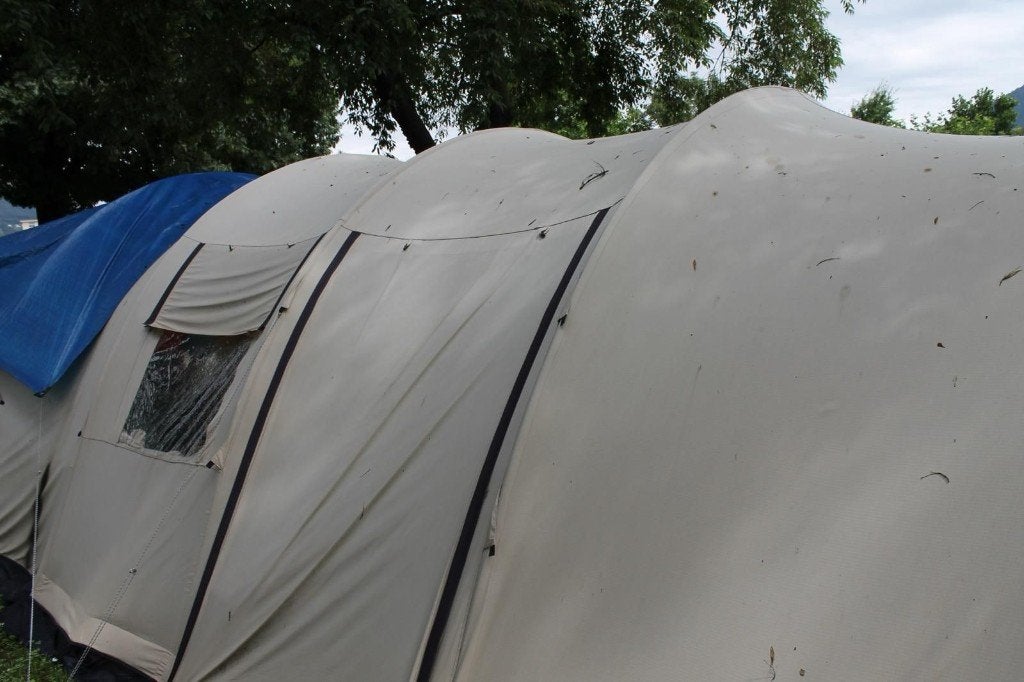 Prachtige tent ruim 4 personen, Ophalen, Gebruikt, Tot en met 4