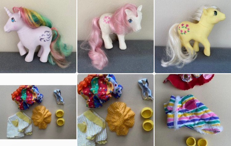 Vintage My Little Pony 80 s G1, Ophalen of Verzenden, Zo goed als nieuw