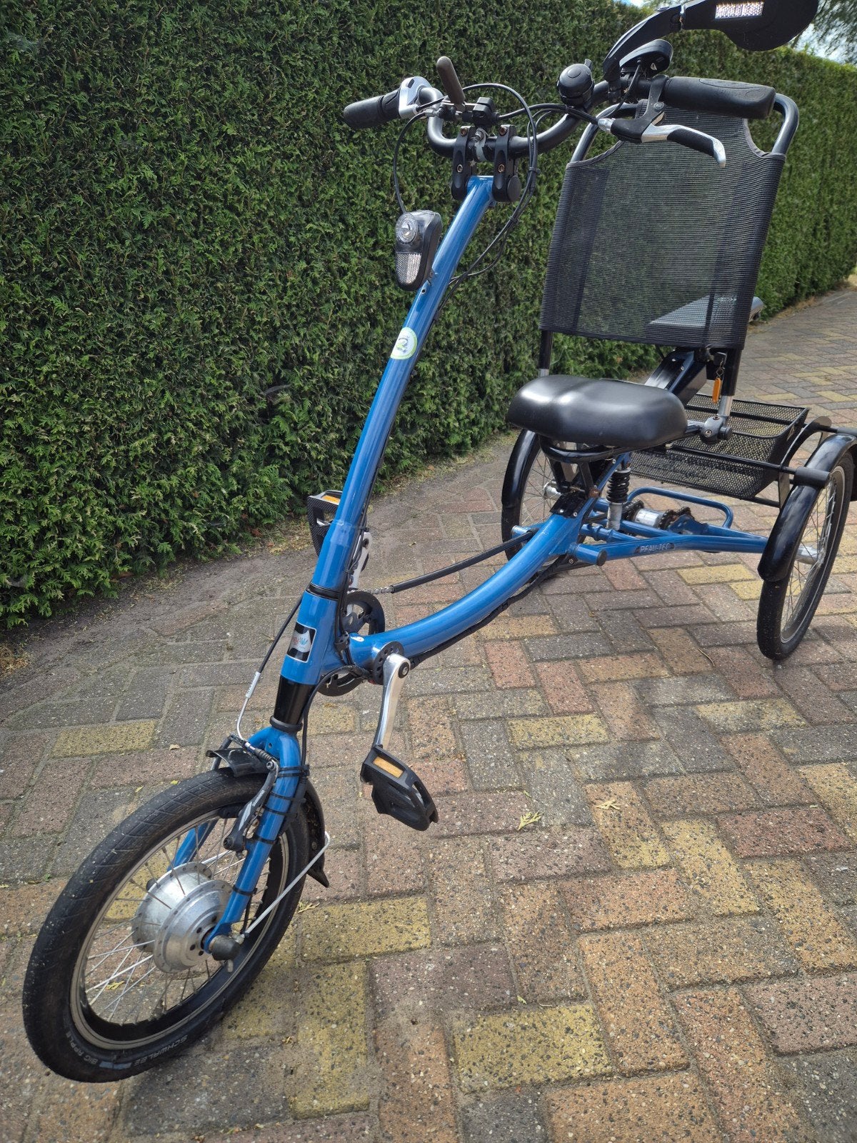 pfau-tec driewieler met elektrische ondersteuning, Fietsen en Brommers, Ophalen, Zo goed als nieuw, Velgrem, Onbekend