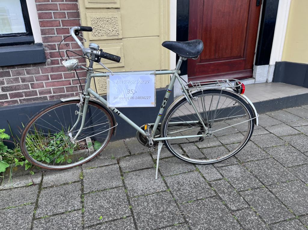 Vintage RIH fiets - Made in Holland, Ophalen, Velgrem, Jaren '60 of nieuwer