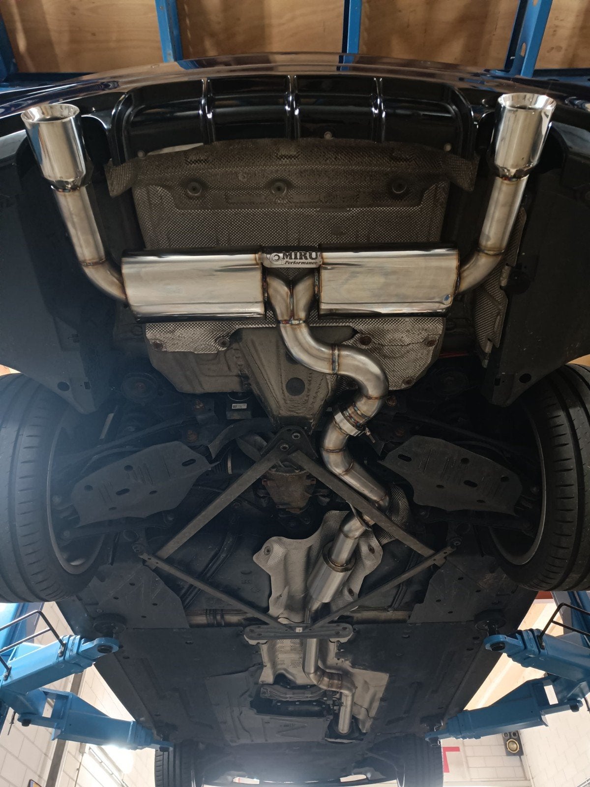 Sportuitlaat BMW 3 Serie 320i F31 - rvs catback, Auto-onderdelen, Ophalen, Gebruikt, BMW