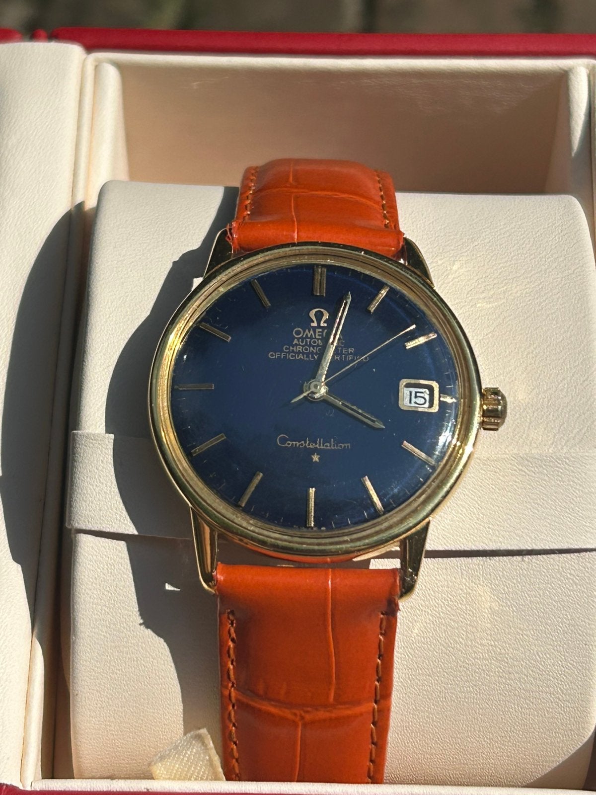 Omega Constellation 1970, Overige merken, Staal, Polshorloge, Ophalen of Verzenden