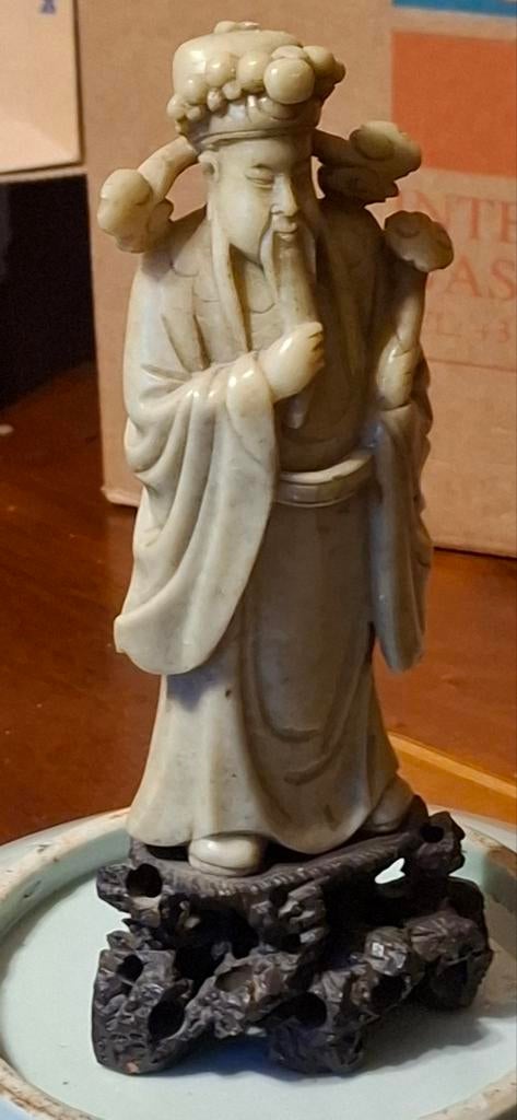 Antiek Chinees beeld steen, Ophalen of Verzenden