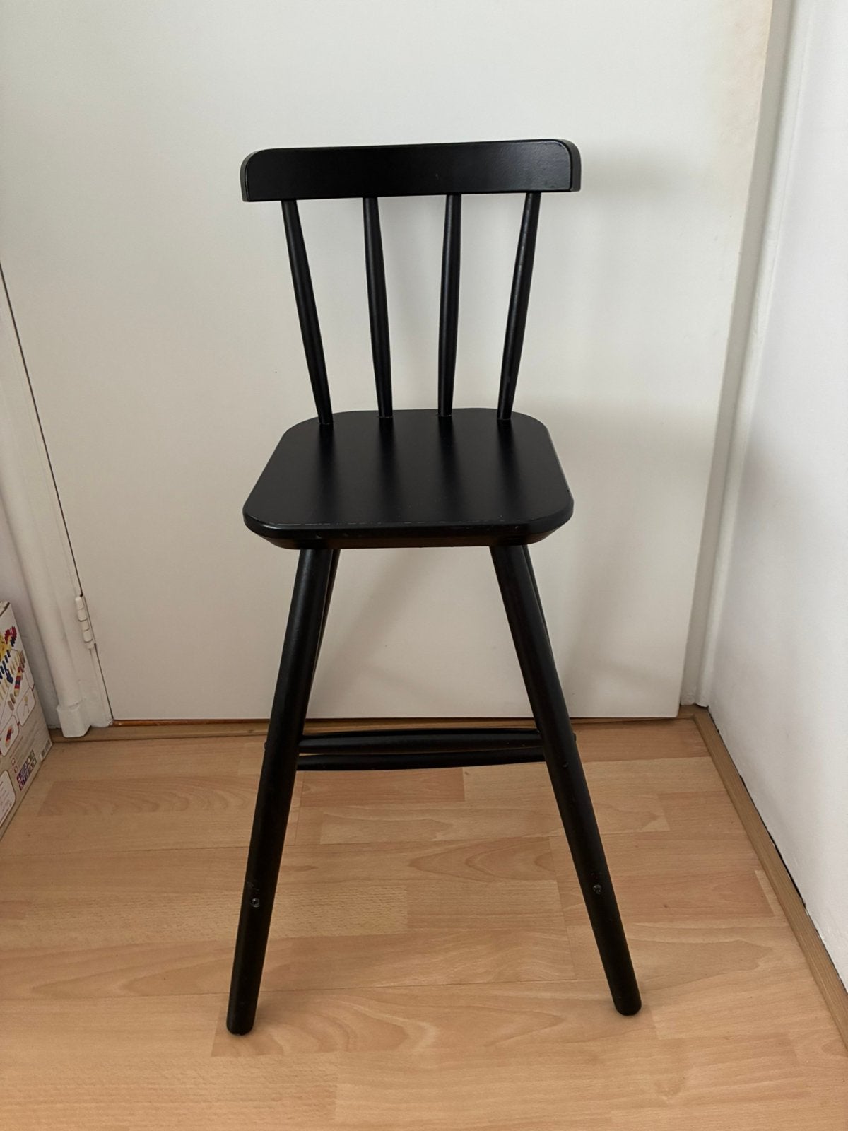 Zwarte agam kinderstoel ikea stoel, Ophalen of Verzenden, Zo goed als nieuw, Overige typen