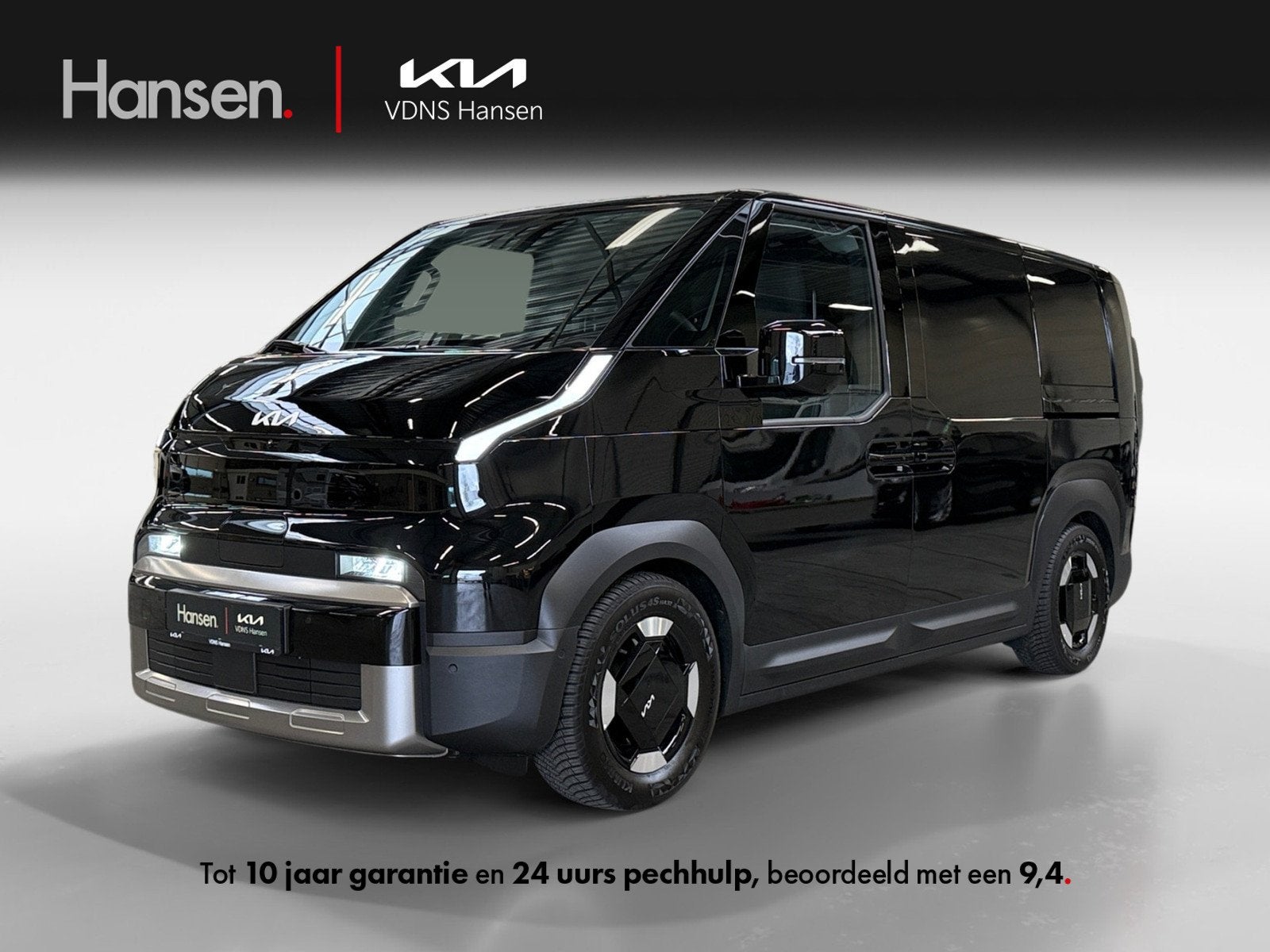 Kia PV5 Cargo PV5 L2H1 4D Elite Executive 71 kWh I Levertijd, Auto's, 660 min, Zwart, 71 kWh, Origineel Nederlands