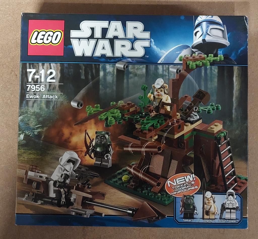 LEGO Star Wars Ewok Attack - 7956, Star Wars, Lego, Ophalen of Verzenden, Zo goed als nieuw