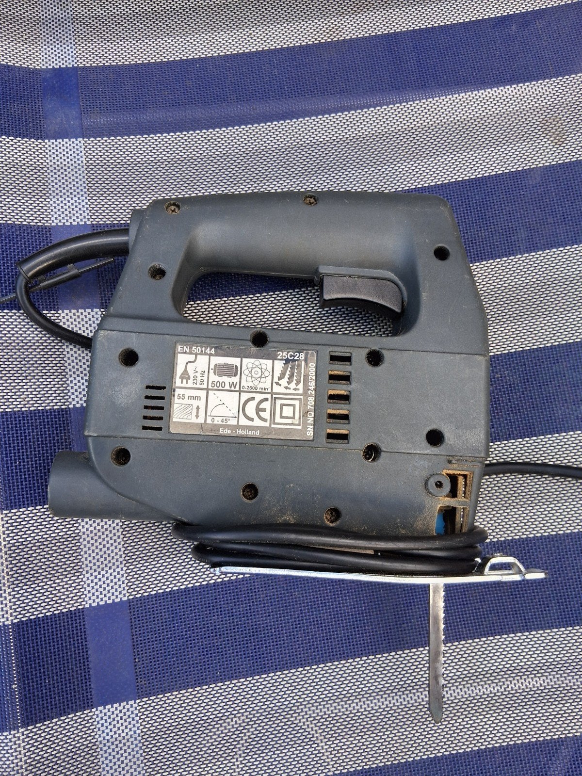 Kinzo Decoupeerzaag 500W - Gebruikt maar functioneel, Ophalen, Gebruikt, Kinzo, Decoupeerzaag