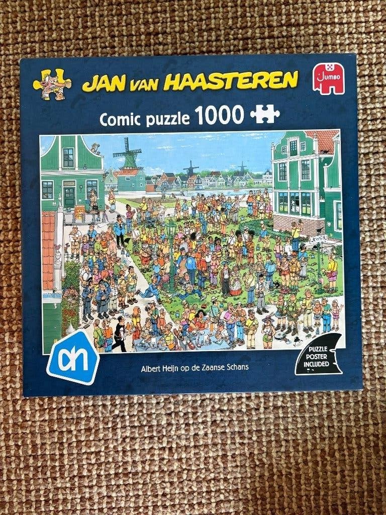 Compleet! Jan van Haasteren puzzel Albert Heijn op de Schans, Hobby en Vrije tijd, Denksport en Puzzels, Ophalen, 500 t/m 1500 stukjes