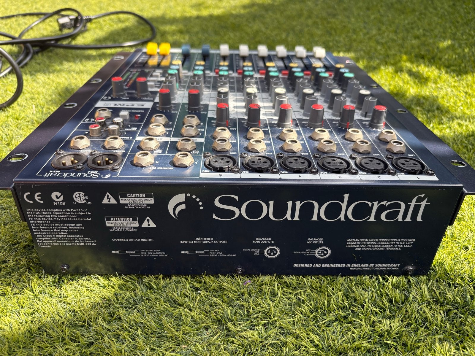 Soundcraft EPM6 Mengpaneel - Compacte Mixer, Muziek en Instrumenten, Mengpanelen, Ophalen of Verzenden, Zo goed als nieuw, 5 tot 10 kanalen