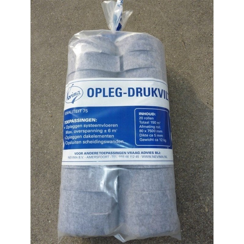 TE KOOP OPLEG DRUKVILT / BOUWVILT NEVIMA, Doe-het-zelf en Verbouw, Platen en Panelen, Ophalen
