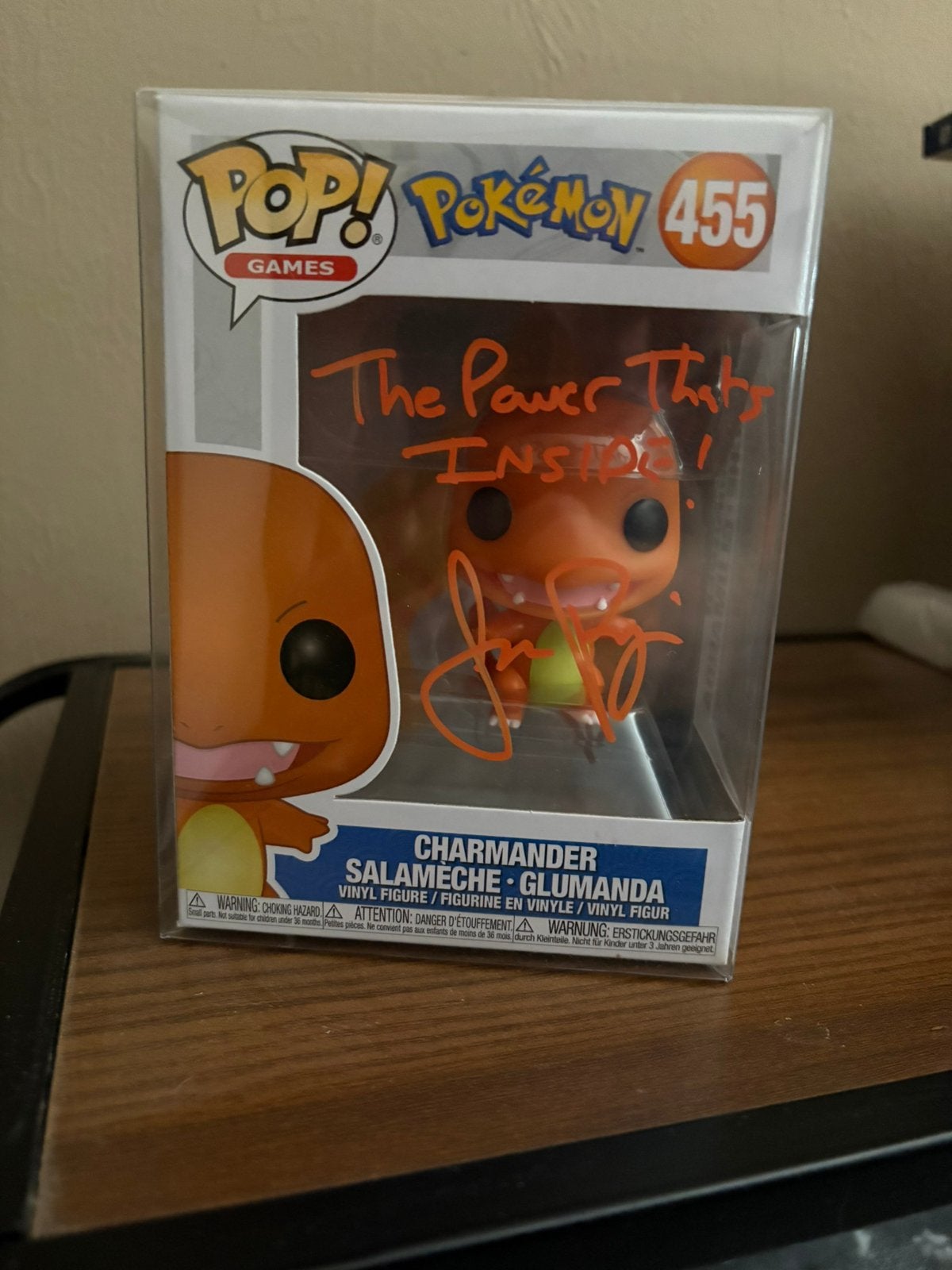 Funko Pop Charmander Handtekening Jason Paige 455, Ophalen of Verzenden, Nieuw