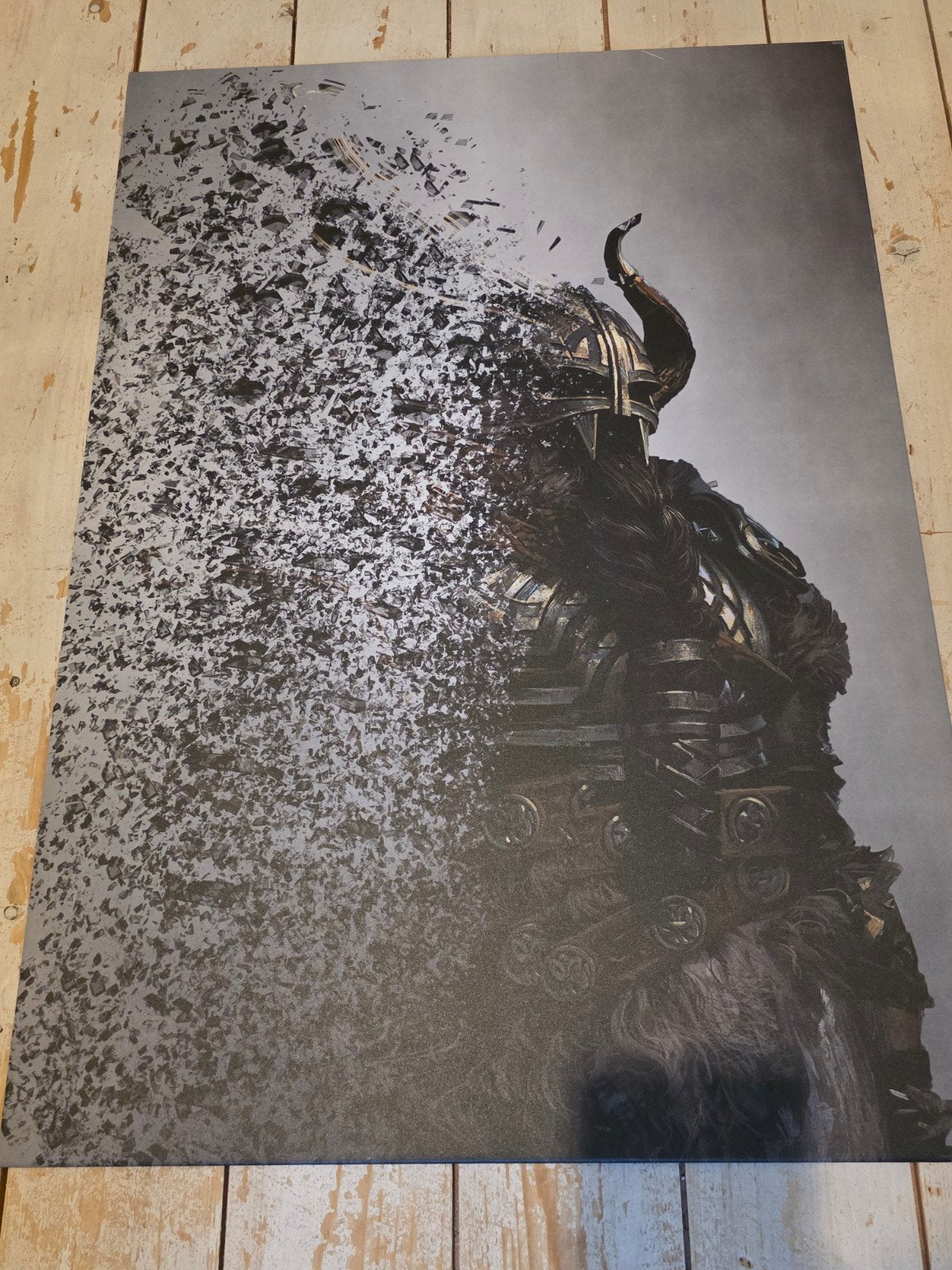 Viking Krijger Poster - Uniek Design, Ophalen, Zo goed als nieuw, Foto of Poster, 75 – 100