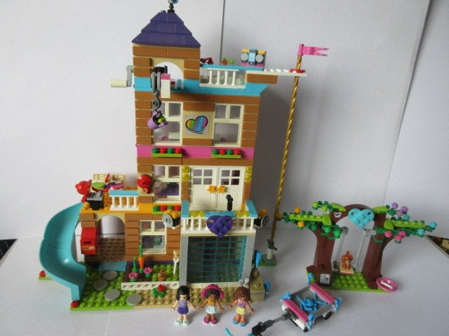 41340 Friends, Vriendschapshuis met doos en bouwtekening., Lego, Friends, Ophalen of Verzenden, Zo goed als nieuw