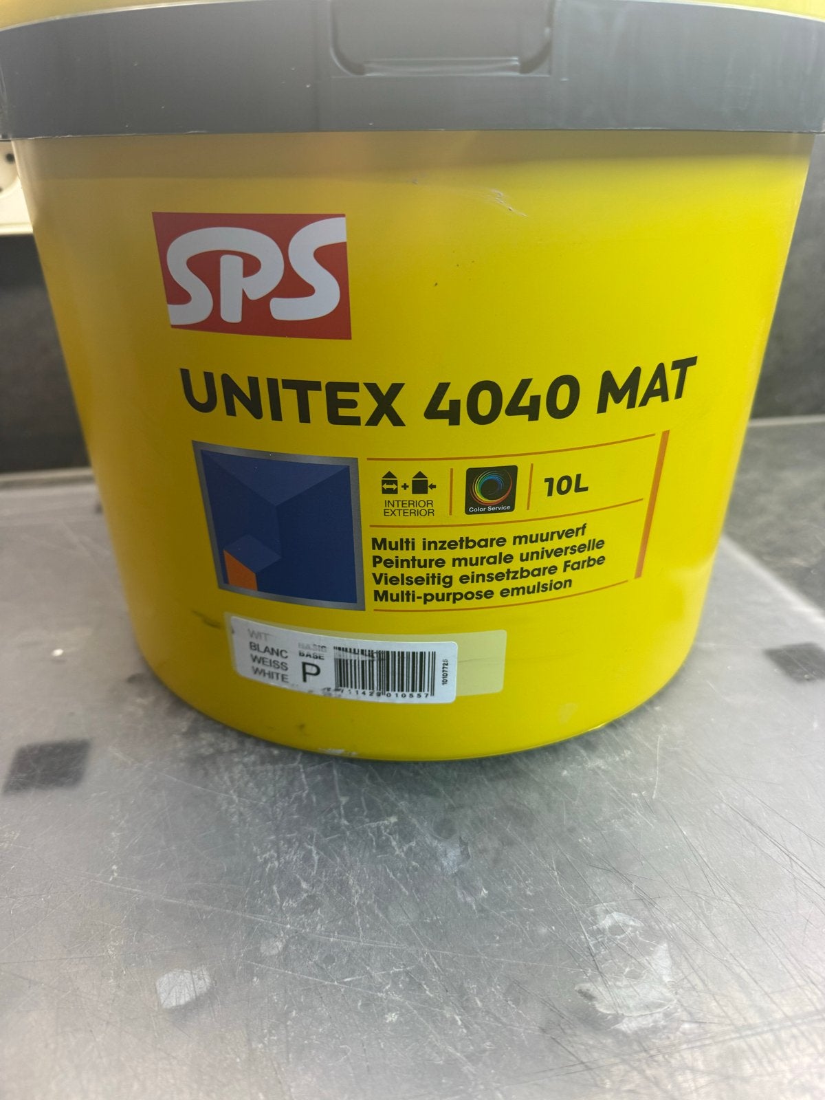 SPS Unitex 4040 Mat muurverf - Diverse kleuren en hoeveelhed, Ophalen, Overige kleuren, 20 liter of meer, Verf