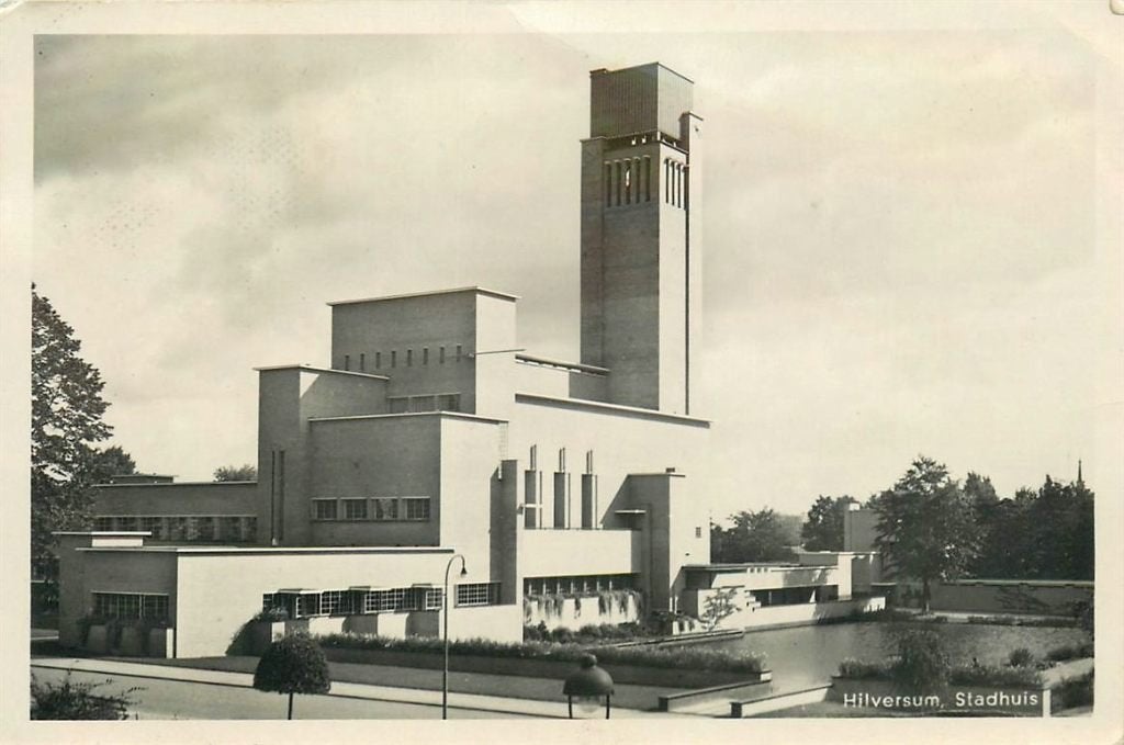 702-012-021 Hilversum Raadhuis, Verzenden, Voor 1920, Noord-Holland