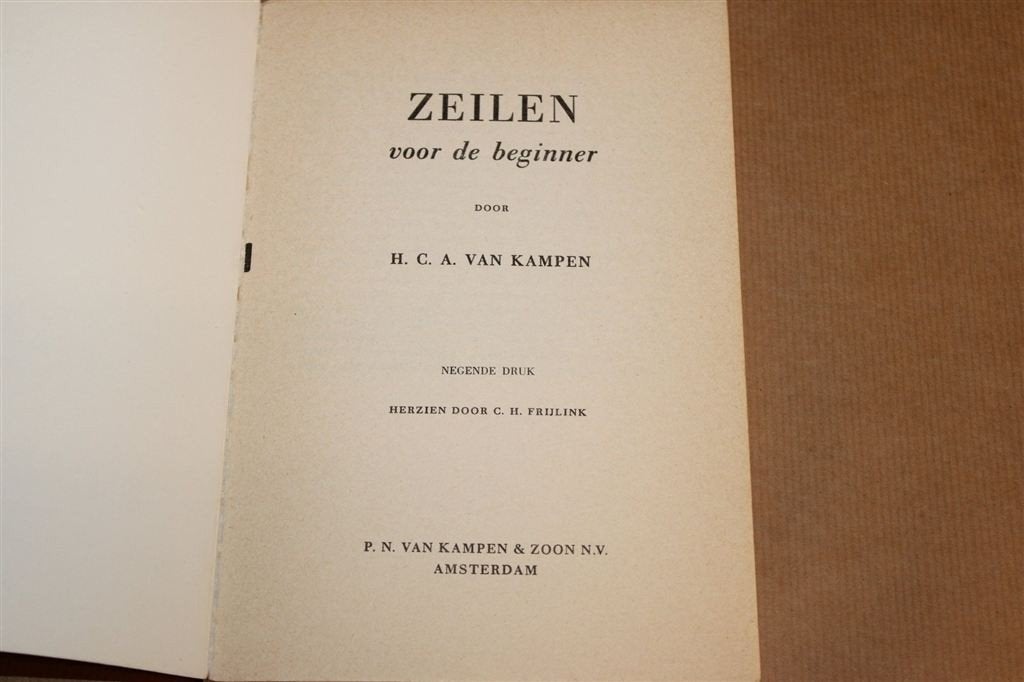 Zeilen voor de Beginner — Vintage Zeilboek 1964, Ophalen of Verzenden, Gelezen, Overige onderwerpen
