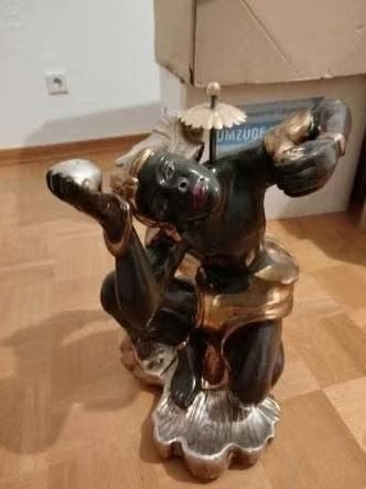 vintage Blackamoor bijzettafel 70er jaren, Ophalen, Huis en Inrichting