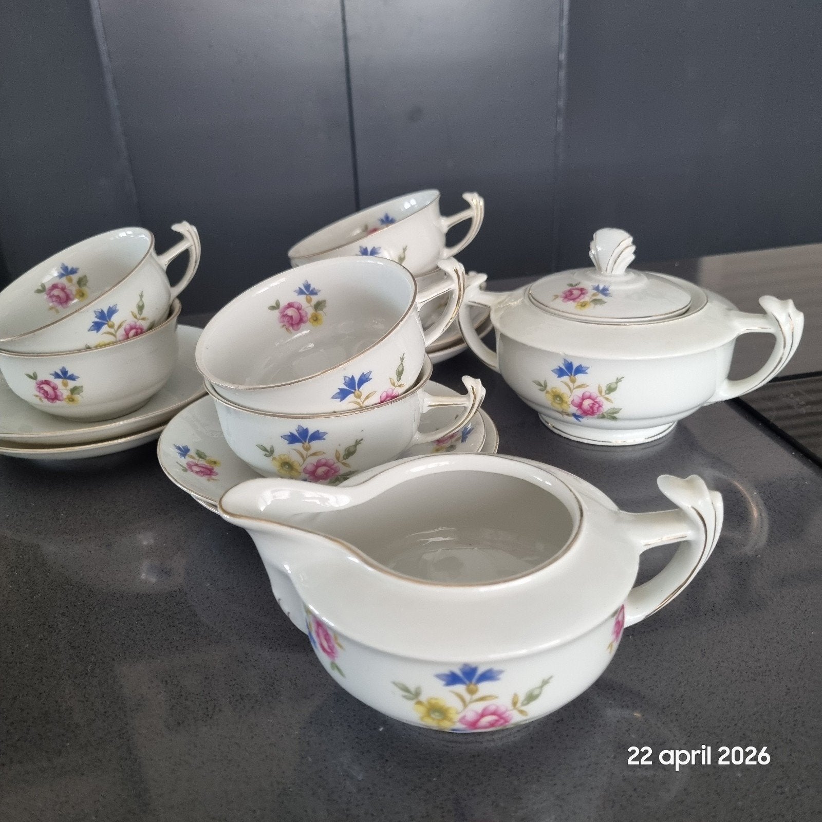 vintage porseleinen thee servies, Ophalen