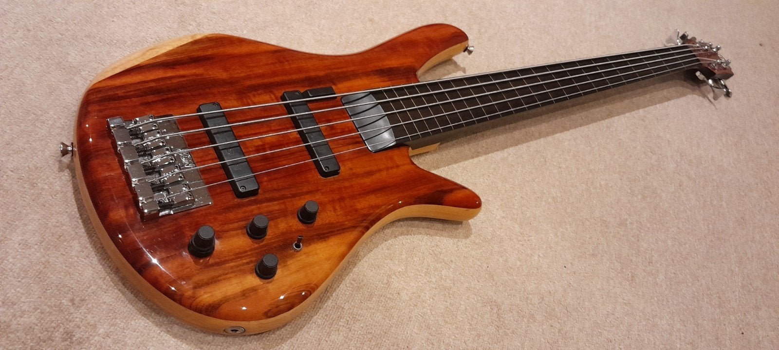 Zon Sonus 519 fretless, Ophalen of Verzenden, Elektrisch, 5-snarig