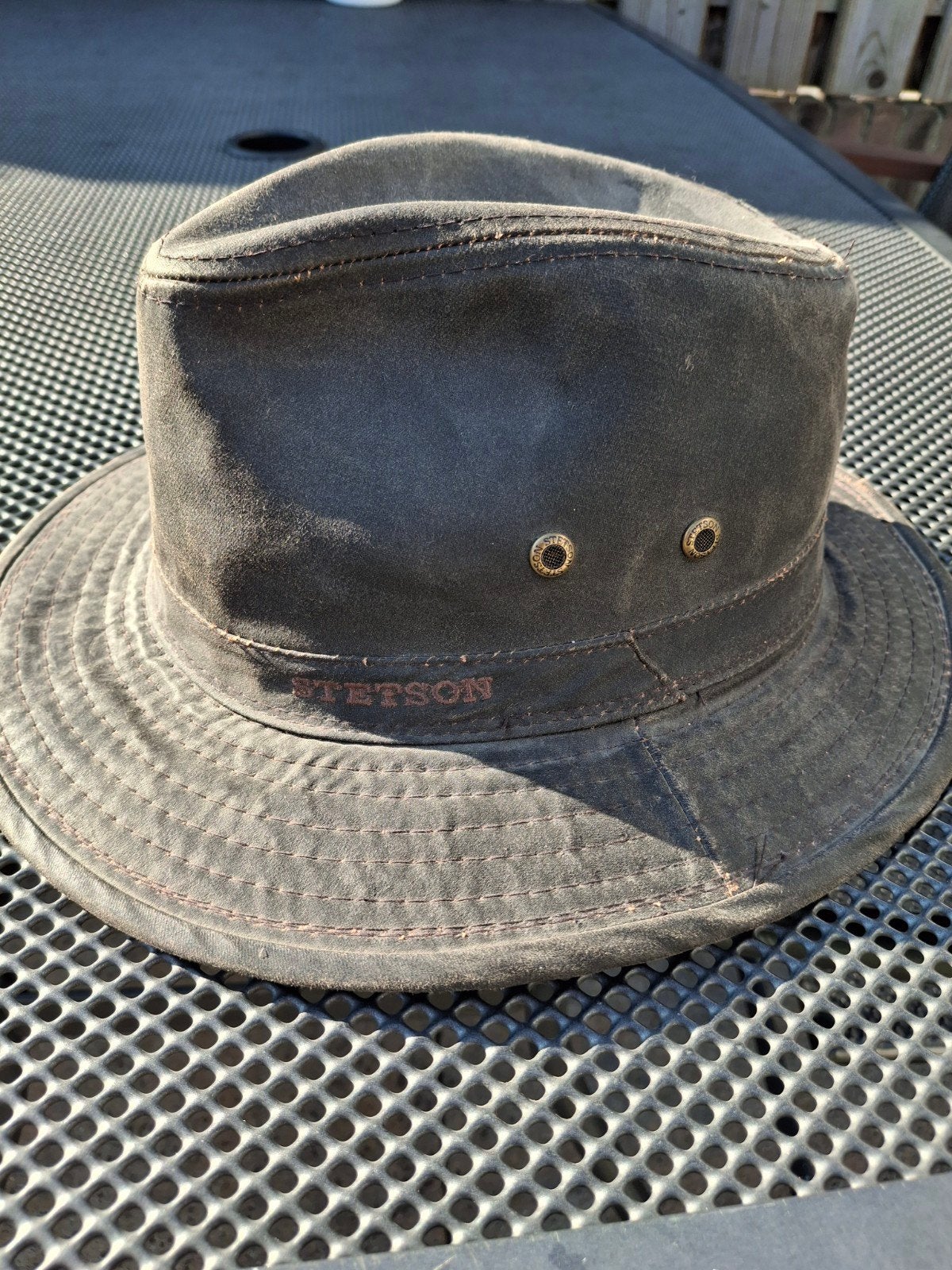 Stetson, model Ava cotton hoed, Ophalen, Zo goed als nieuw, 58 cm (L, 7¼ inch) of meer