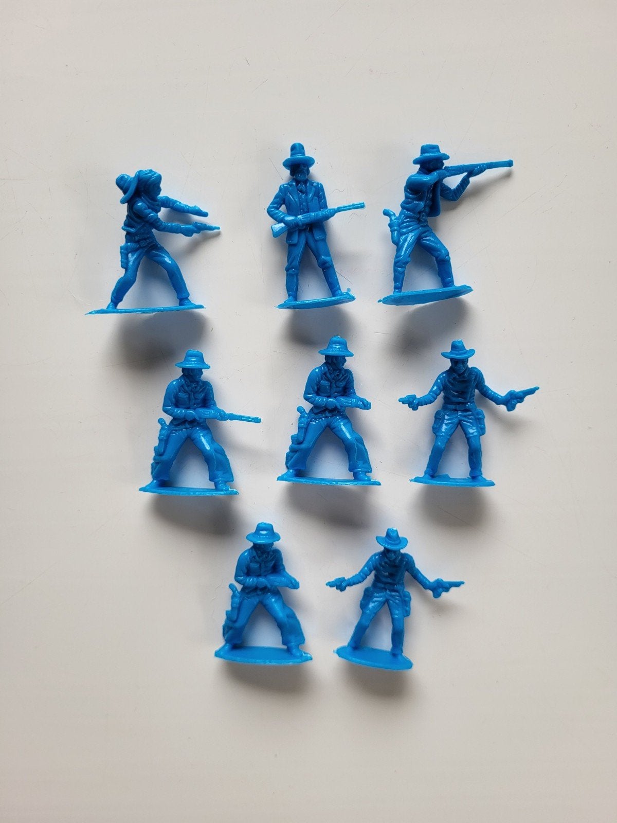 Vintage cowboys jaren 70 - blauw, Ophalen of Verzenden, Zo goed als nieuw