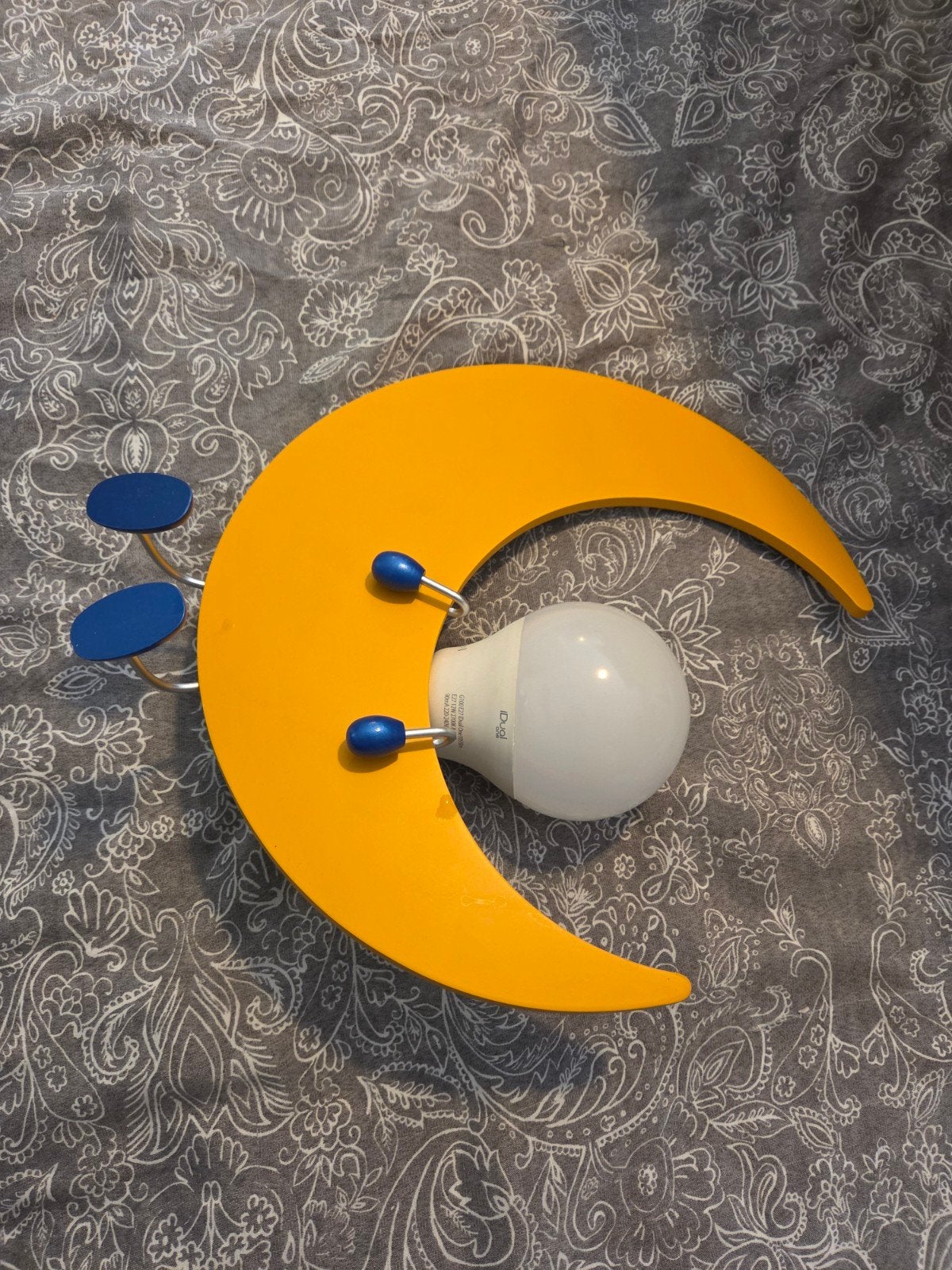 Leuke gele maanlamp voor kinderkamer, Ophalen, Zo goed als nieuw, Lamp