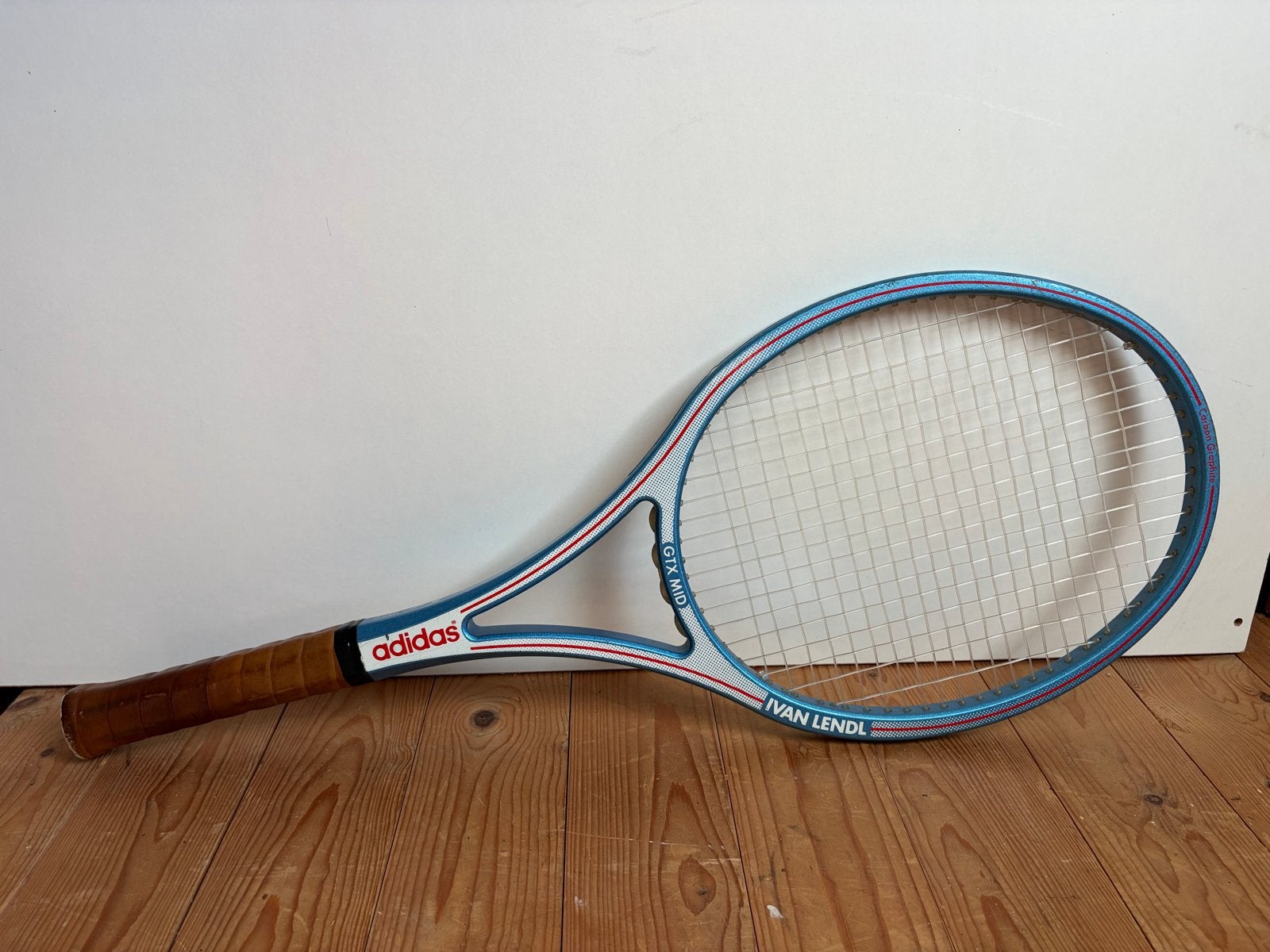 Vintage Adidas Ivan Lendl GTX MID tennisracket L3, Adidas, Gebruikt, Ophalen of Verzenden, Racket