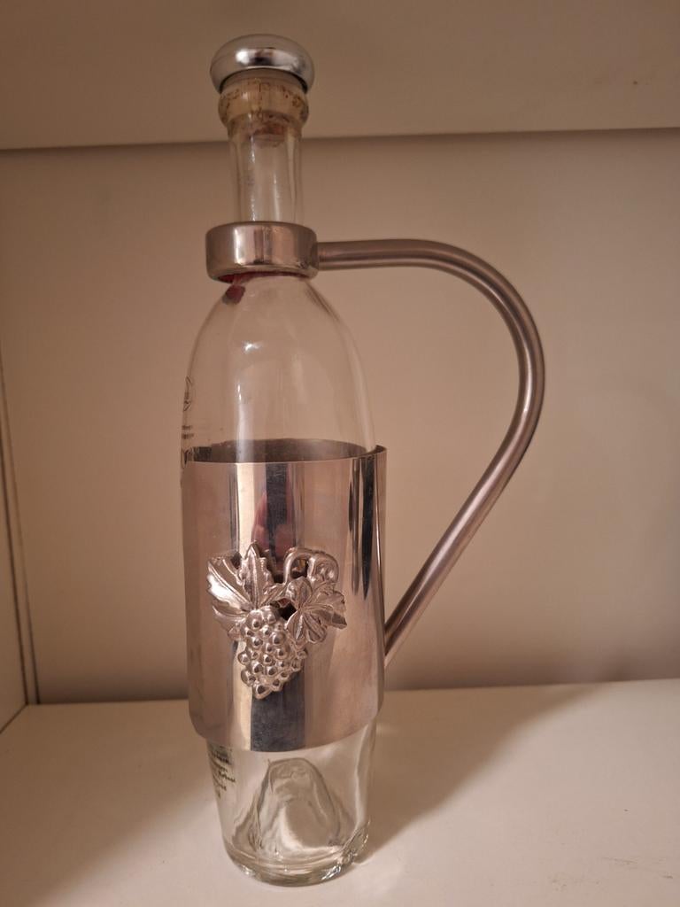 Zuidam Mocca Likeur Fles met Metalen Houder, Ophalen of Verzenden