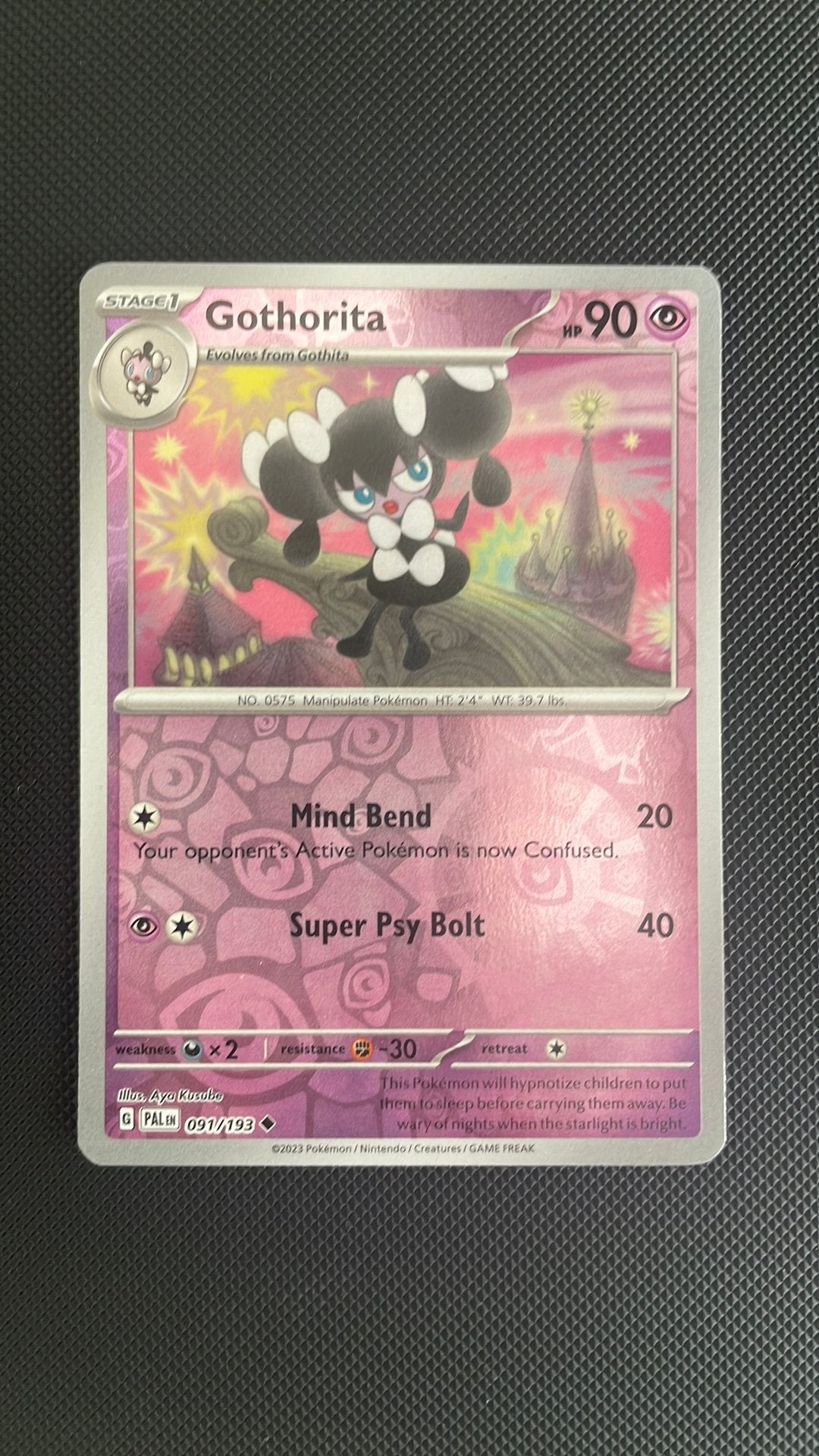 Gothorita 091/193 Reverse Holo Paldea Evolved Packfresh, Ophalen of Verzenden, Zo goed als nieuw