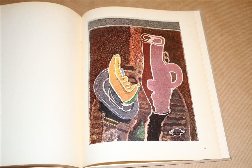 Boek over de werken van Braque. Uitgave 1945., Ophalen of Verzenden, Gelezen