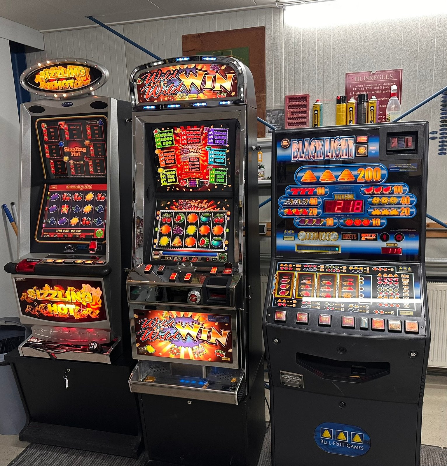 Gokkasten speelautomaten het adres waar je moet zijn !!!, Euro, Ophalen of Verzenden, Gebruikt, Met sleutels