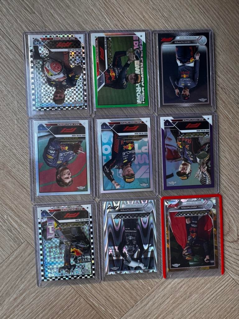 F1 Topps Chrome Kaarten Collectie, Ophalen of Verzenden, Zo goed als nieuw, Overige sporten, Spelerskaart