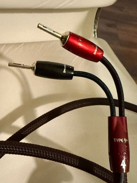 AudioQuest Type 9+ DBS 2.5m B/B, Ophalen of Verzenden, Zo goed als nieuw, 2 tot 5 meter, Luidsprekerkabel