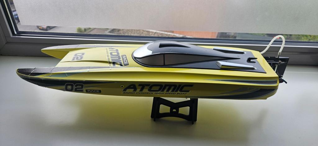 Volantex Racent Atomic 70cm Brushless Racing Boat, Ophalen of Verzenden, Gebruikt, Groter dan 1:32, Overige merken