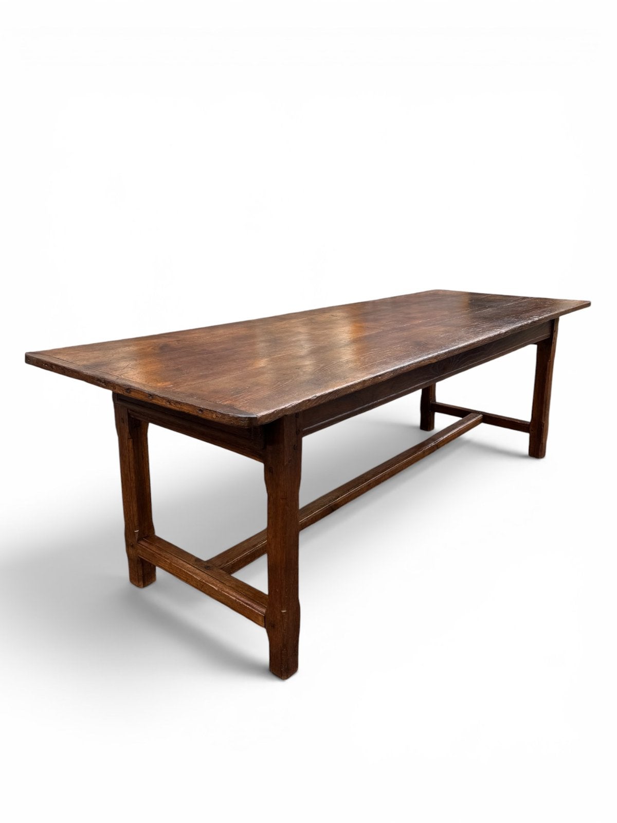 Antieke Franse eettafel tafel eikenhout 245 cm, Ophalen