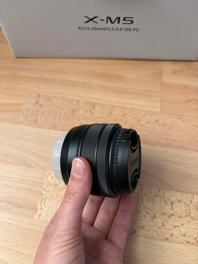 Fujifilm XC15-45mm F3.5-5.6 OIS PZ Lens + K&F Concept Filter, Ophalen of Verzenden, Zo goed als nieuw, Standaardlens, Zoom