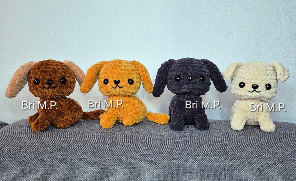 Gehaakte hond/hondje vanaf €9,00 decoratie, cadeau, Ophalen of Verzenden, Nieuw, Haken