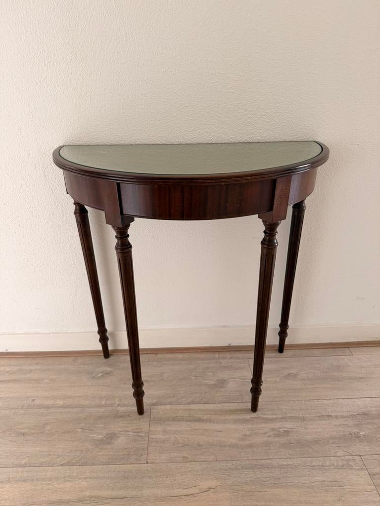 Mooie halve maan tafel, Ophalen, 50 tot 100 cm, Zo goed als nieuw, 25 tot 50 cm