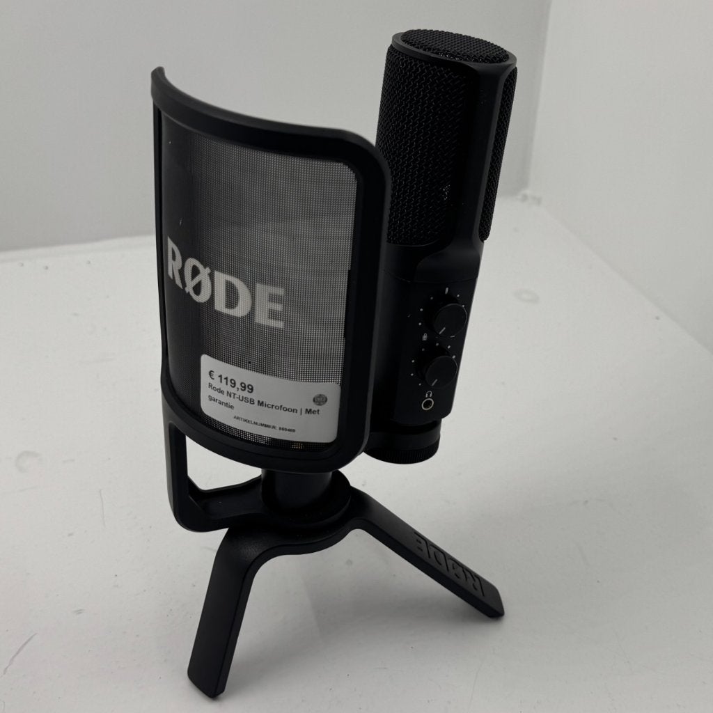 Rode NT-USB Microfoon | Met garantie, Muziek en Instrumenten, Dordrecht@usedproducts.nl, Toulonselaan 72, Ophalen of Verzenden