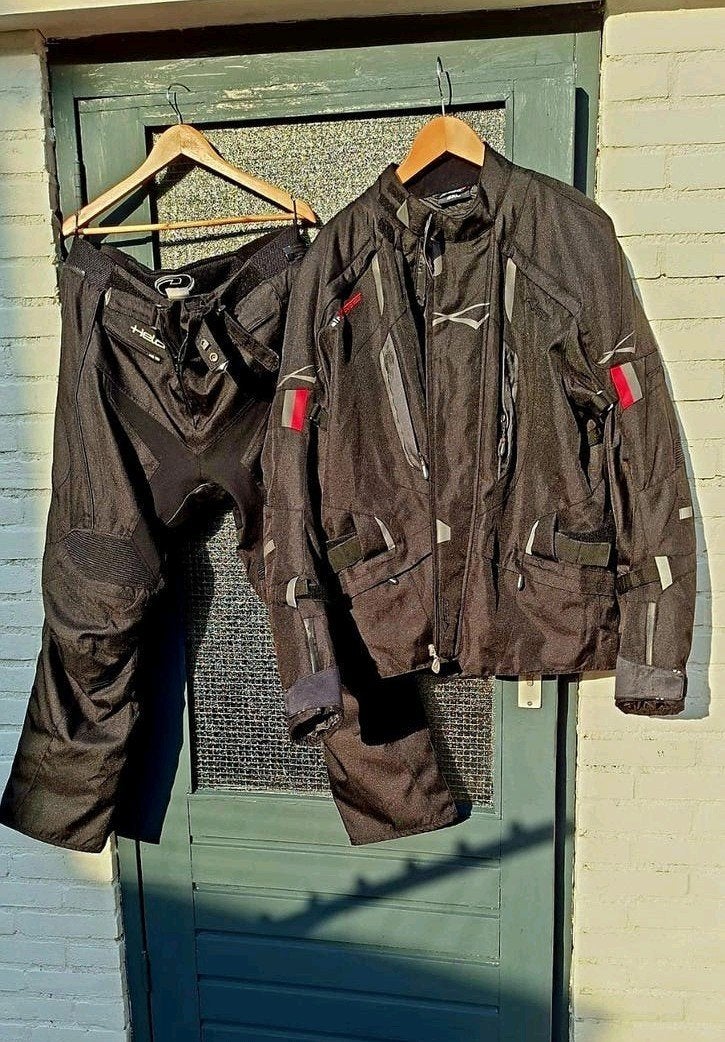 Set motorkleding (jas en broek), Motoren, Ophalen of Verzenden, Tweedehands
