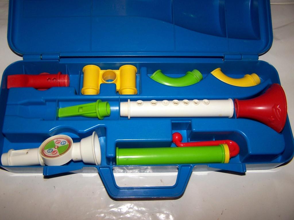 Vintage 1984 Fisher Price Crazy Combo Horn Set. Izgs., Ophalen of Verzenden, Zo goed als nieuw