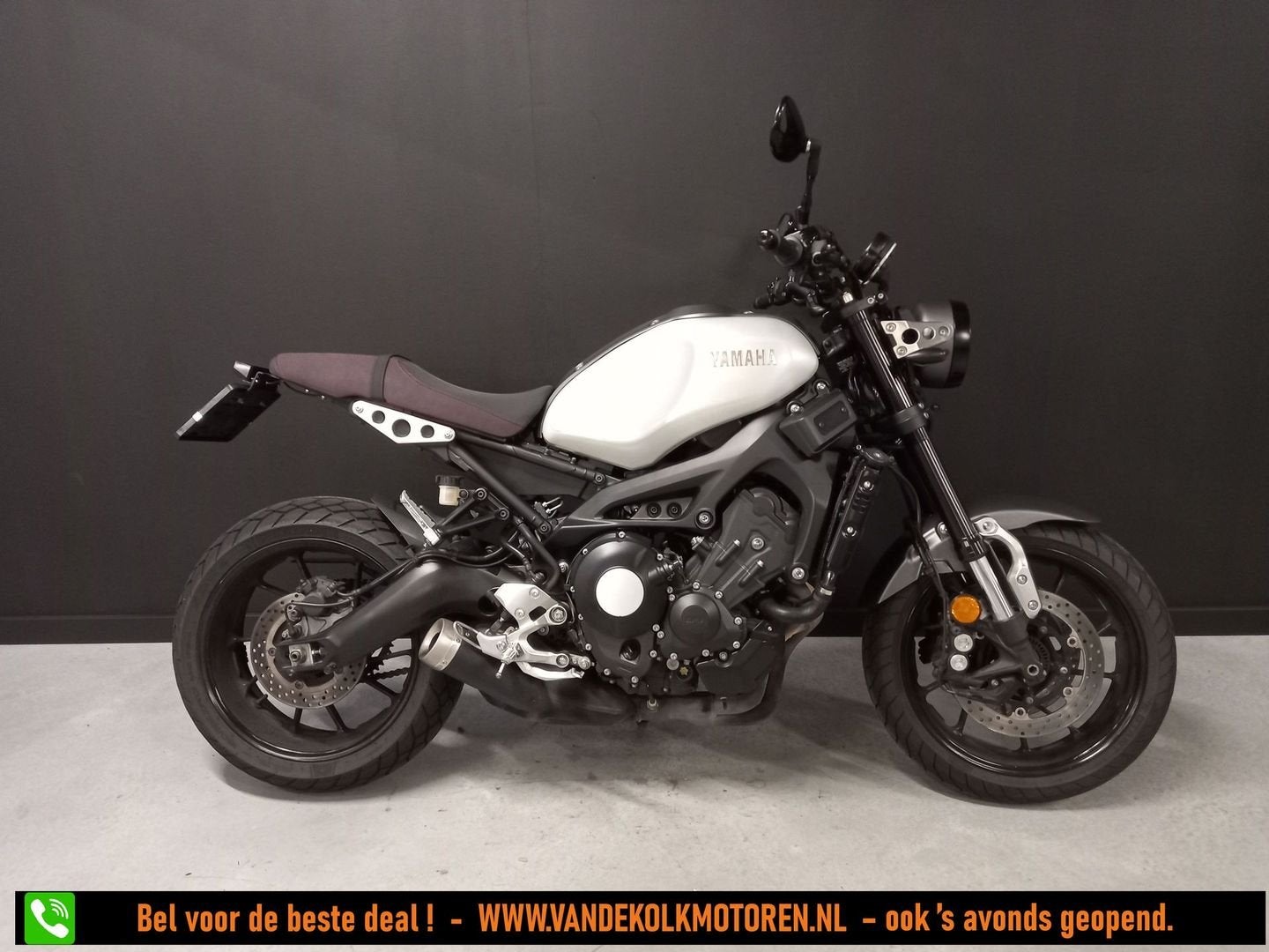 YAMAHA XSR 900 ABS (bj 2016) Bare metal alu - fijne motor., 890 cc, Bedrijf, Sport, Meer dan 35 kW
