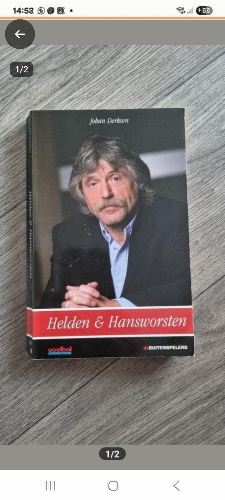Boek: Helden & Hansworsten - Johan Derksen (gelezen), Ophalen of Verzenden, Gelezen, Johan Derksen, Overige sporten