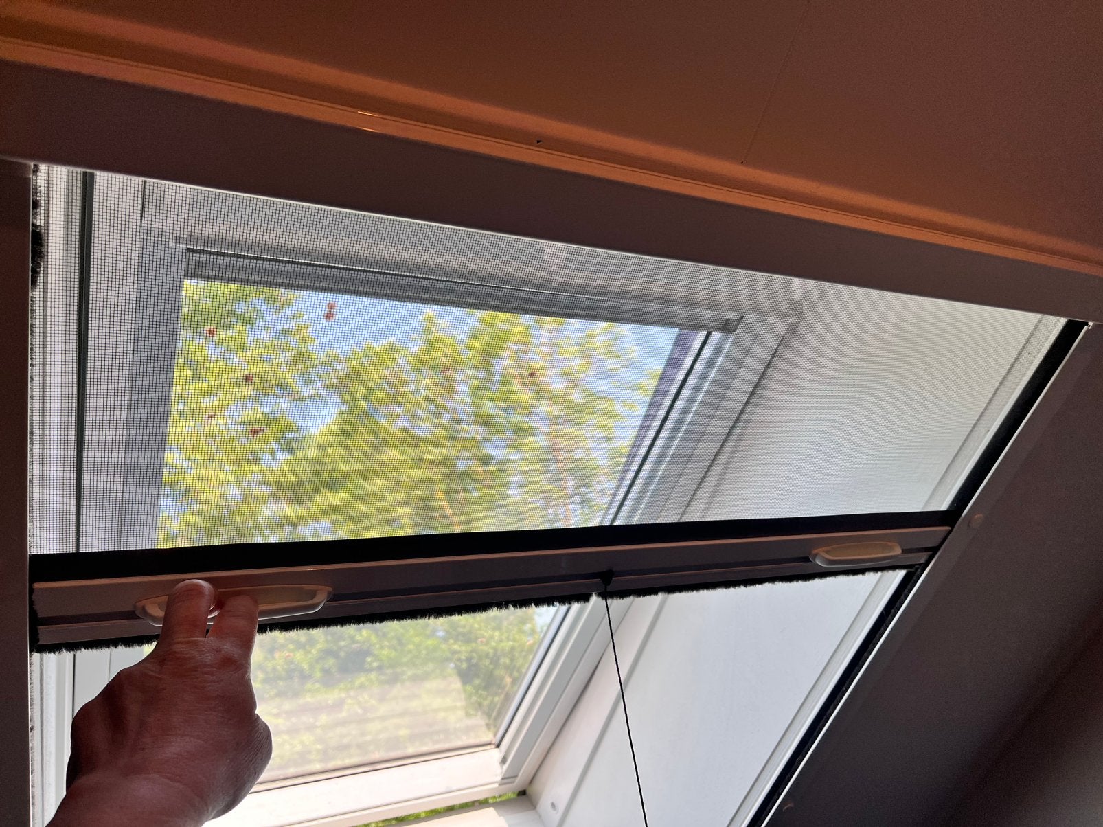 Nieuwe rolhor voor Velux dakraam type GGL MK06, Ophalen, Kunststof, Minder dan 80 cm, Overige typen