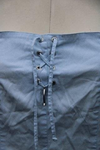 Spijkerjurk licht blauw Saint James mt T40 Vaste prijs OPRUI, Kleding | Dames, Ophalen of Verzenden, Zo goed als nieuw, Knielengte