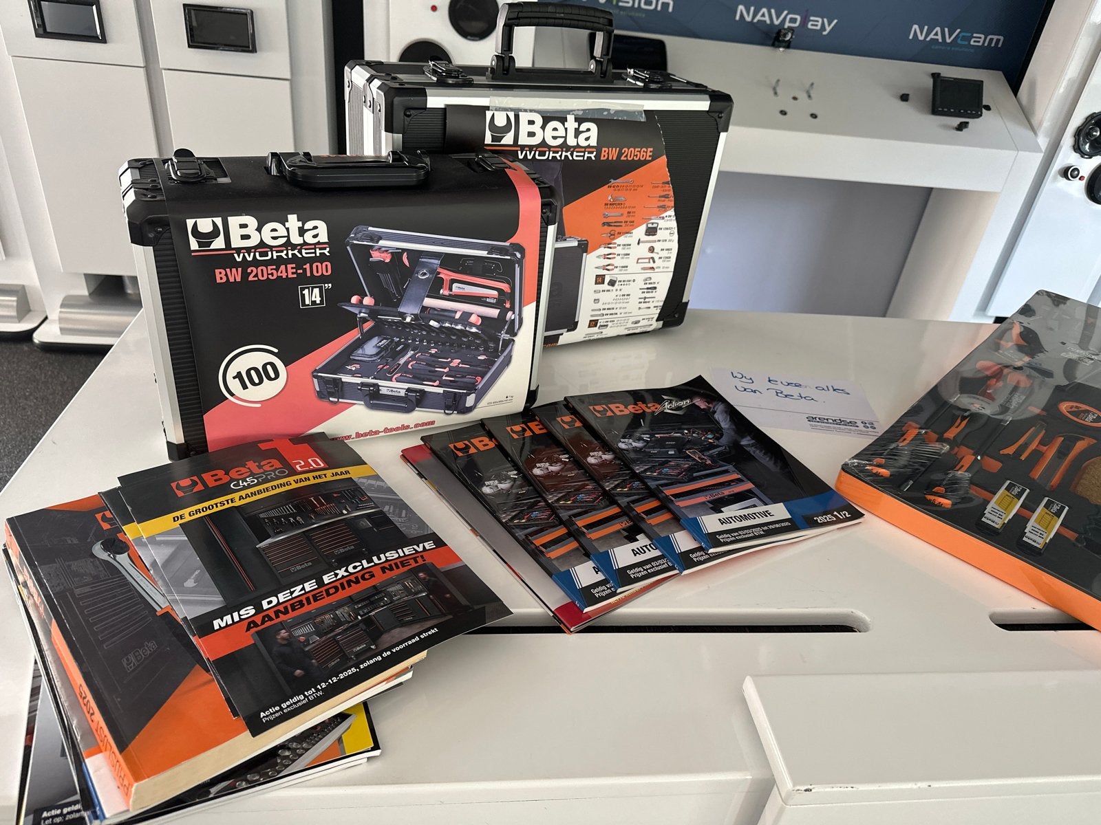 Beta Worker Gereedschapskisten en Gereedschapswagen, Ophalen of Verzenden, Zo goed als nieuw, Gereedschapsset, Overige merken